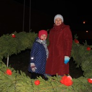 Pirmā advente Madlienā.Rozes egles iedegšana Aspazijai.