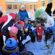 Sniega diena bērnudārzā.