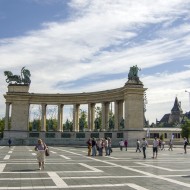 Madlienas pūtēju orķestris un dejotāji Budapeštā