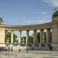 Madlienas pūtēju orķestris un dejotāji Budapeštā