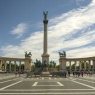 Madlienas pūtēju orķestris un dejotāji Budapeštā