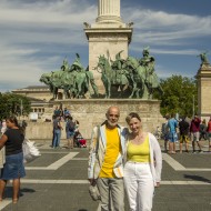 Madlienas pūtēju orķestris un dejotāji Budapeštā