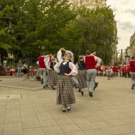 Madlienas pūtēju orķestris un dejotāji Budapeštā