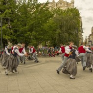 Madlienas pūtēju orķestris un dejotāji Budapeštā