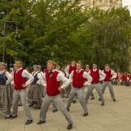 Madlienas pūtēju orķestris un dejotāji Budapeštā