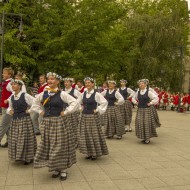 Madlienas pūtēju orķestris un dejotāji Budapeštā