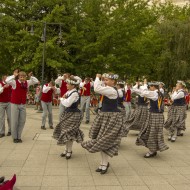 Madlienas pūtēju orķestris un dejotāji Budapeštā