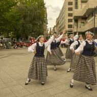 Madlienas pūtēju orķestris un dejotāji Budapeštā