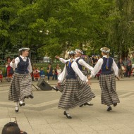 Madlienas pūtēju orķestris un dejotāji Budapeštā