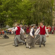 Madlienas pūtēju orķestris un dejotāji Budapeštā