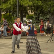 Madlienas pūtēju orķestris un dejotāji Budapeštā