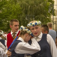 Madlienas pūtēju orķestris un dejotāji Budapeštā