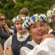 Madlienas pūtēju orķestris un dejotāji Budapeštā