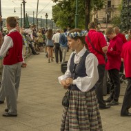 Madlienas pūtēju orķestris un dejotāji Budapeštā