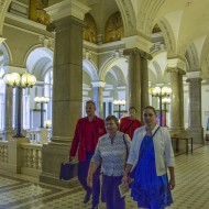 Madlienas pūtēju orķestris un dejotāji Budapeštā